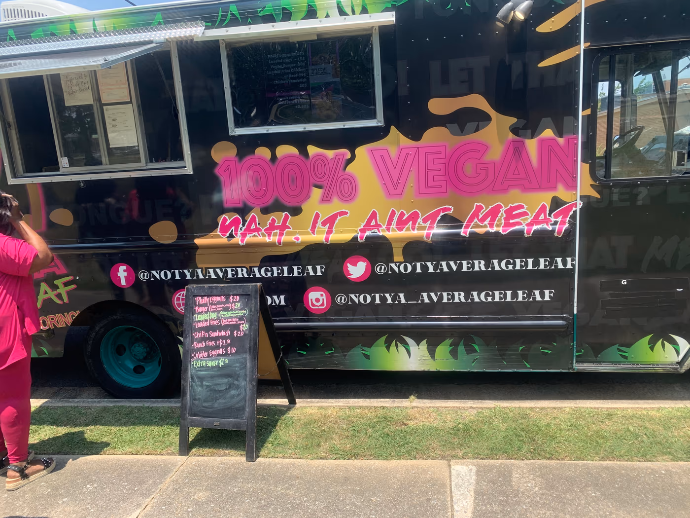 Not Ya Average Leaf Food Truck (Check social media for daily locations)